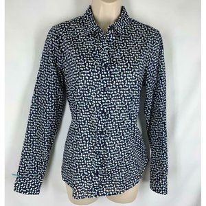 Coldwater Creek XS 4 6 Shirt Top Blouse Cotton Lightweight Career